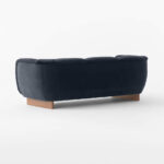3-Seater Modern Curved Plush Velvet Sofa – Elegant Velvet Living Room Sofa – CozyCraft UAE - Image 3