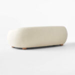 Cloud Bouclé Curved Sofa – Elegant Bouclé Living Room Sofa – CozyCraft UAE - Image 2