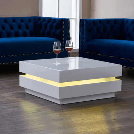 Modern LED Coffee Table – Multi‑Function Lighted Center Table | Cozycraft UAE