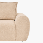 3‑Seater Plush Light Brown Sofa – Modern Comfortable Living Room Sofa – CozyCraft UAE - Image 2