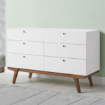 Liora Premium Chester Drawer With Wooden Legs – Elegant Wooden Storage Chest | Cozycraft UAE