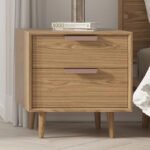 Classic Modern Design Nightstand – Elegant Bedroom Bedside Table – CozyCraft UAE