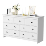 Modern White Chest of Drawers With Ample Storage – Spacious Storage Cabinet | Cozycraft UAE