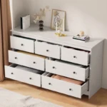 Modern White Chest of Drawers With Ample Storage – Spacious Storage Cabinet | Cozycraft UAE - Image 2
