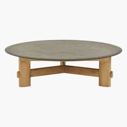 Athol Coffee Table – Solid Oak Wood Center Table | Cozycraft UAE