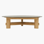 Athol Coffee Table – Solid Oak Wood Center Table | Cozycraft UAE - Image 3
