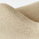 Bouclé Lounge Chair with Bleached Oak Legs | CozyCraft UAE - Image 3