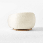 Modern Bouclé Swivel Chair – Plush Curved | CozyCraft UAE - Image 5
