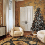 Modern Bouclé Swivel Chair – Plush Curved | CozyCraft UAE - Image 4