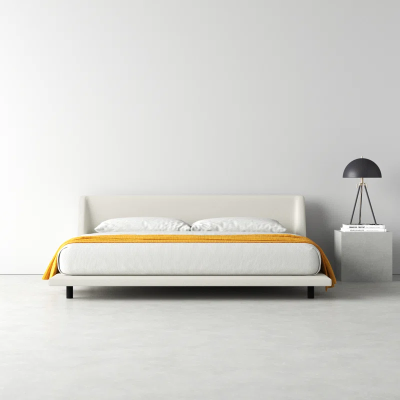 lp-bed-59 Mira Upholstered Wingback Bed | CozyCraft UAE - Image 1