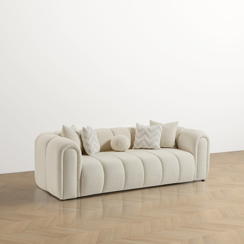 lp-couch-31 3-Seater Keanu Bouclé Soft Couch – Cozy & Stylish Bouclé Sofa – CozyCraft UAE - Image 1