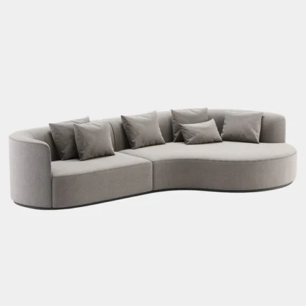 Curved Luxury Sofa – Modern Elegant Living Room Sofa – CozyCraft UAE