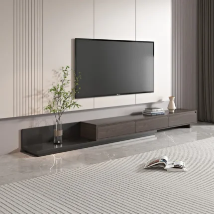 Cavallo Media Wall with TV Console – Premium Wall-Mounted Entertainment Unit | CozyCraft UAE