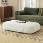 Bouclé Blend Ottoman Bench – Stylish Upholstered Storage & Seating Bench | CozyCraft UAE - Image 3