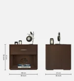 Vera Bedside Table – Stylish & Functional Nightstand for Bedroom – CozyCraft UAE