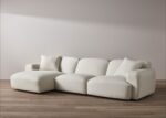 Celine Fabric Corner Sofa – Elegant Living Room Sofa – CozyCraft UAE - Image 2