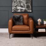 Carnaby Leather Armchair | CozyCraft UAE
