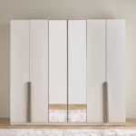 Viera 6‑Door Wardrobe with Drawers – CozyCraft UAE