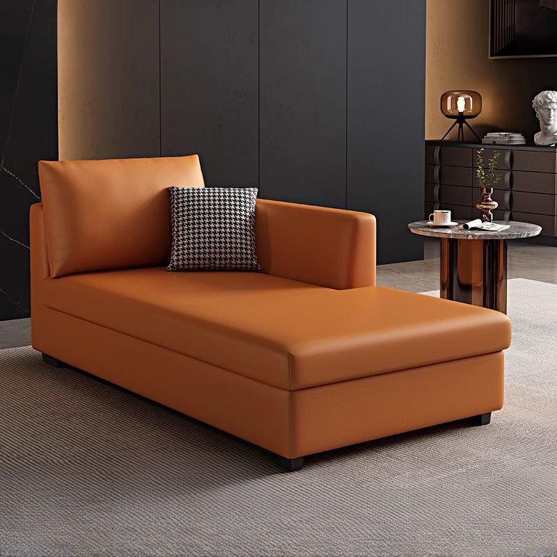 2-13 UrbanLuxe Leather Lounger – Modern Leather Lounge Chair | Cozycraft UAE - Image 1