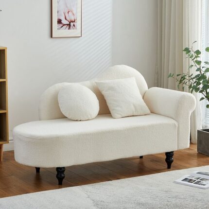Sienna Bouclé Chaise Lounge – Plush Bouclé Lounge Chair | Cozycraft UAE