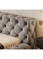 Cloud Cradle Tufted Upholstered Bed – CozyCraft UAE