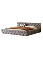 Cloud Cradle Tufted Upholstered Bed – CozyCraft UAE