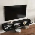 Colima Floating TV Stand for Up to 78″ TVs – Modern Wall-Mounted Console & Media Storage Cabinet | CozyCraft UAE - Image 3