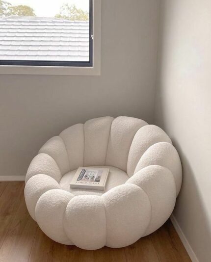 Nordic Pumpkin Lazy Armchair | CozyCraft UAE